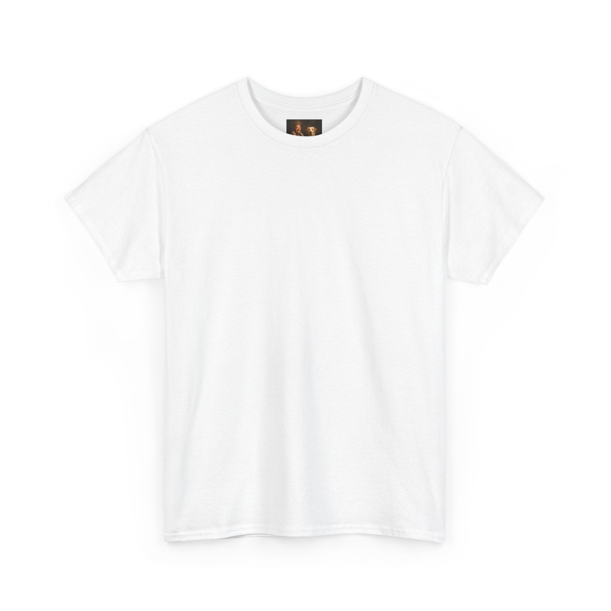 Classic White T‑Shirt — Plain Crewneck Cotton Tee